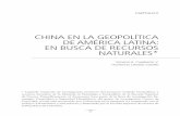 CHINA EN LA GEOPOLÍTICA DE AMÉRICA LATINA: EN BUSCA DE ...