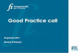 Good Practice call - Fondazione IFEL