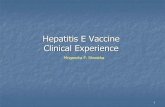Hepatitis E vaccine clinical experience, Nepal