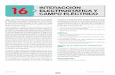 16 INTERACCIîN ELECTROSTçTICA Y CAMPO EL CTRICO
