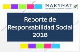 Reporte de Responsabilidad Social 2018 - Makymat