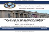 Audit of the Office of Justice Programs Cooperative ...
