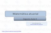 Matemática Atuarial - GitHub Pages