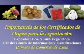 Importancia de los Certificados de Origen para la exportación.
