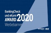 BankingCheck und eKomi AWARD 2020