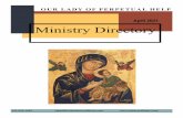 April 2021 Ministry Directory