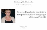 Selected semiotic books of Susan Petrilli