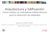 Arquitectura y Edificación - Biblioteca Universidad de ...