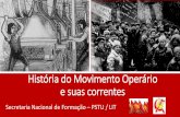 História do Movimento Operário e suas correntes