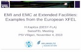 EMI and EMC at Extended Facilities: Examples from the ...