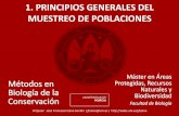 1. PRINCIPIOS GENERALES DEL MUESTREO DE POBLACIONES