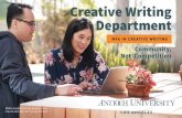 Creative Writing Department MFA in Creative Writing