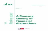 A Ramsey Working paper theory of financial istortions