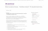 Xerostomia: Selected Treatments