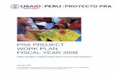 PRA PROJECT WORK PLAN FISCAL YEAR 2008
