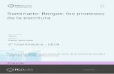 Seminario: Borges: los procesos de la escritura