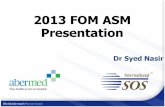 2013 FOM ASM Presentation