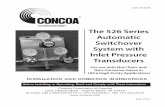 Certified ISO 9001 The 526 Series Automatic Switchover ...