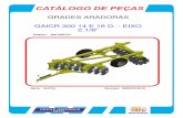 GRADES ARADORAS GAICR 300 14 E 16 D. - EIXO 2.1/8