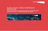 GUÍA LEGAL PARA EMPRESAS COVID-19 - Tecnifuego