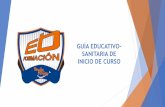 GUÍA EDUCATIVO-SANITARIA DE INICIO DE CURSO