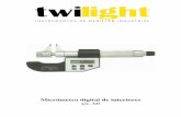 Micrómetro digital de interiores - Twilight