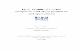 From Wishart to Jacobi ensembles: statistical properties ...