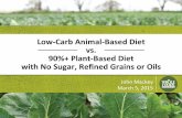 Low$Carb)Animal$Based)Diet) vs. 90%+Plant$Based)Diet ...