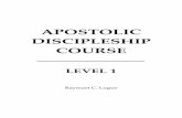 APOSTOLIC DISCIPLESHIP COURSE -