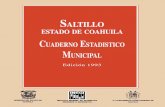 Saltillo estado de Coahuila : cuaderno estadístico ...