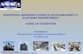UNDERSEA WARFARE (USW) ELECTROMAGNETIC SYSTEMS …