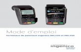 Terminaux de paiement Ingenico iWL220 et iWL250