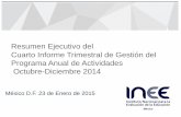 Resumen Ejecutivo del Cuarto Informe Trimestral de Gestión ...