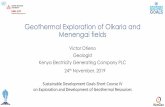 Geothermal Exploration of Olkaria and Menengai fields
