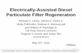 Electrically-Assisted Diesel Particulate Filter Regeneration