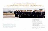 VALORES Y VIRTUDES EN LA FUERZA AÉREA ARGENTINA