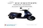 MANUAL USUARIO Ecooter E2S/E2R/E2M