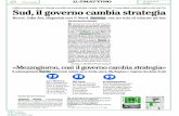Ufficio Stampa IL MATTINO 12-AGO-2015 da pag. 7 Sud, il ...