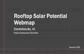 Rooftop Solar Potential Webmap - Charlottesville