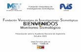F Venezolana de Investigaciones Sismológicas BIENVENIDOS ...