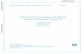 Drivers of Convergence in Eleven Eastern European Countries