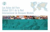 Las actas del Foro Global 2011 de la red Internacional de ...