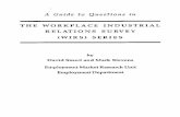 THE WORKPLACE INDUSTRIAL RELATIONS SURVEY (WIRS) SERIES