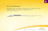 Implante coclear Nucleus® CI512 con electrodo Contour Advance®