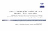 tecnología e innovación para América Latina y el Caribe