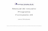 Manual de Usuario Programa Formulario 29