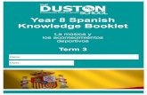 Year 8 Spanish Knowledge Booklet