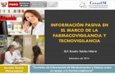 INFORMACIÓN PASIVA EN EL MARCO DE LA FARMACOVIGILANCIA Y ...