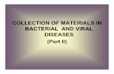COLLECTION OF MATERIALS IN BACTERIAL AND VIRAL …
