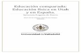 Educación comparada: Educación física en Utah y en España.